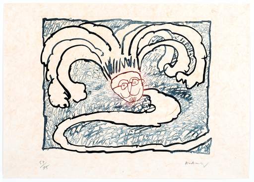 Pierre ALECHINSKY - Print-Multiple - Serpent de Binche
