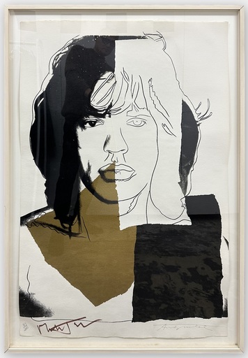 Andy WARHOL - Stampa-Multiplo - MICK JAGGER, from the portfolio of ten screenprints