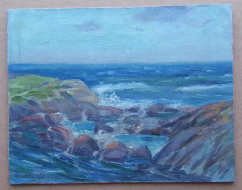 Sea And Rocks By Dorothy R Wilson Buy Art Online Artprice