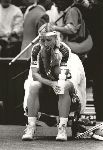 David ASHDOWN - 照片 - Martina Navratilova, Tennis Champion, Wimbledon
