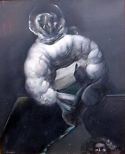 Alfonso COSTA BEIRO - 绘画 - hombre caracola 