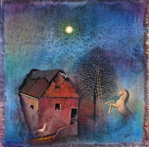 Claudio CARGIOLLI - Gemälde - Lunare