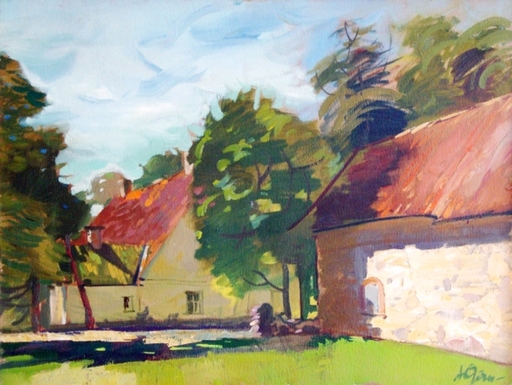 Andrejs GERMANIS - Peinture -  Manor
