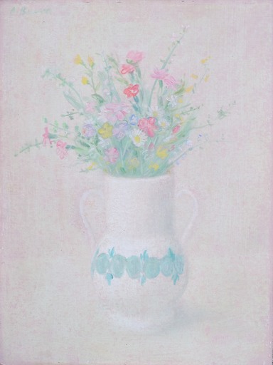 Antonio BUENO - Gemälde - Vaso di fiori