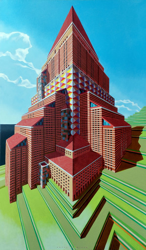 Federico CORTESE - Painting - Skyscraper