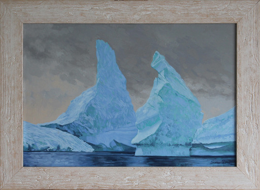 Simon L. KOZHIN - Peinture - Blocks Hours of Ice