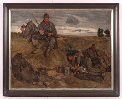 Benjamin STRASSER - Gemälde - "Germans in the World War I"