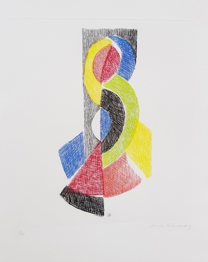 Sonia DELAUNAY - Print-Multiple - Composition