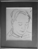 André MARCHAND - Zeichnung Aquarell - Portrait de Jean GIONO