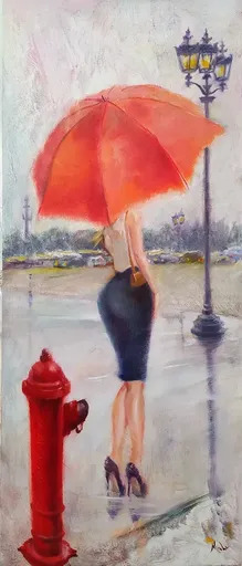 Isabel MAHE - Painting - Pyromane