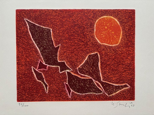 Gustave SINGIER - Stampa-Multiplo - GRAVURE 1963 SIGNÉE AU CRAYON NUM/100 HANDSIGNED ETCHING