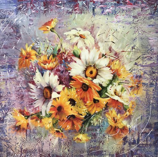 Diana MALIVANI - 绘画 - Summer Bouquet