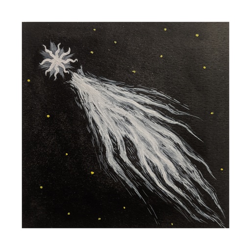 Nika KOPLATADZE - Painting - Comet 2