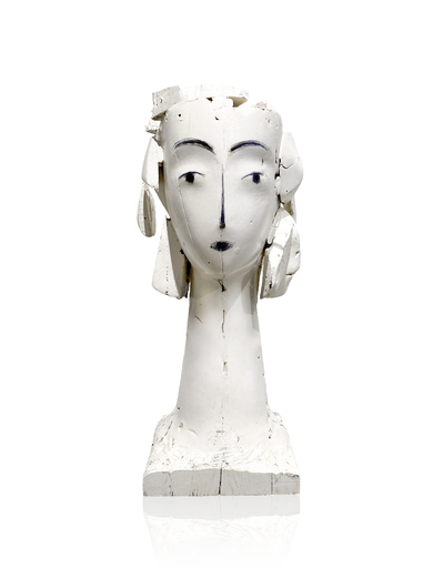 Manolo VALDÉS - Skulptur Volumen - Cabeza Blanca VI