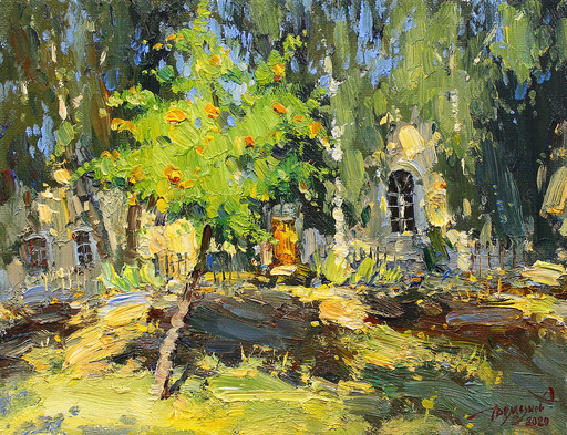 Yuriy DEMIYANOV - Painting - Rowan Shadows