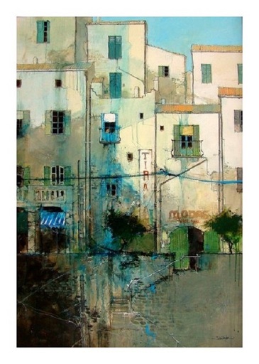Julian TAYLOR - Painting - Façades à Ibiza