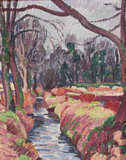 Jean PREVOST - Pintura - Le ruisseau