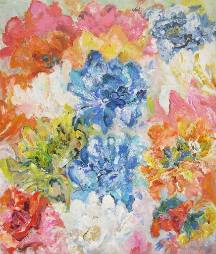 Lily MARNEFFE - Painting - Fleurs Vivantes