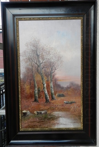 Adolf KAUFMANN - Painting - Autumn Landscape