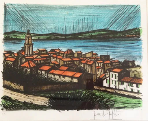 Bernard BUFFET - Print-Multiple - Saint-Tropez - La baie 