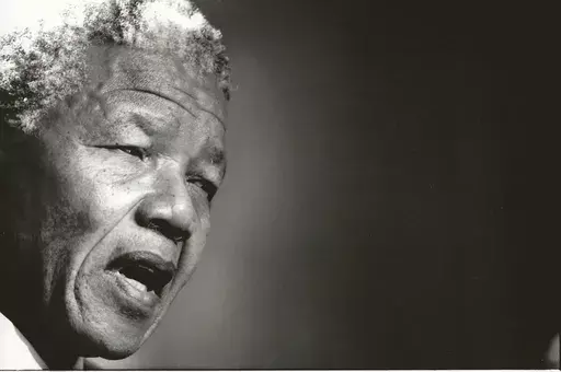 Norman LOMAX - Photo - Nelson Mandela, President South Africa, London (1990)