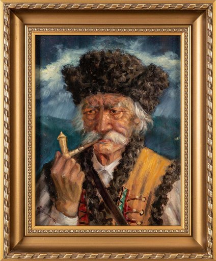 Jozefa Maria JOZEFOWICZ - 绘画 - Portrait of a Hutsul