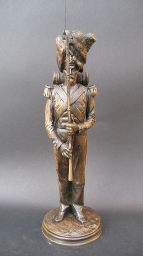Emmanuel FRÉMIET - 雕塑 - Grenadier de la Garde Impériale en grande tenue