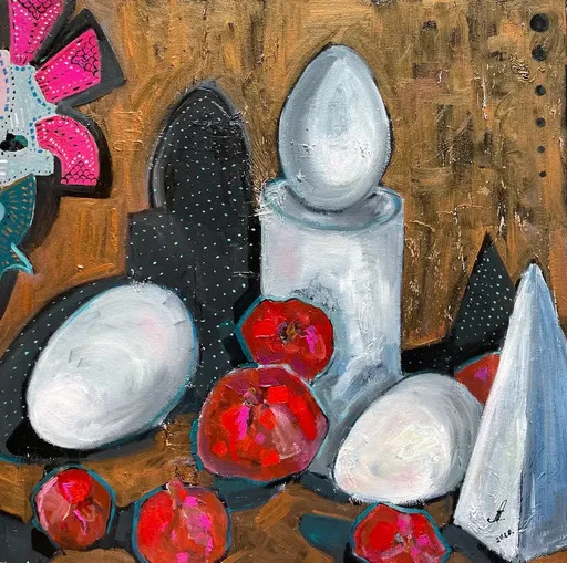 Angelika AKS - Painting - “Simple geometry"