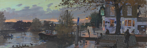Bob BROWN - Painting -  The Red Lion, Richmond