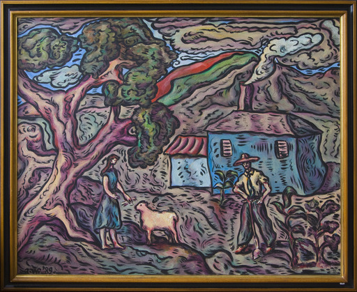Adrian WISZNIEWSKI - Painting - Small Holding