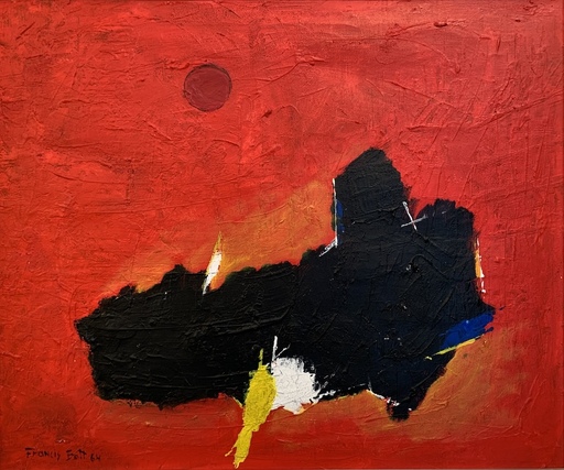 Francis BOTT - Pittura - Komposition im Rot