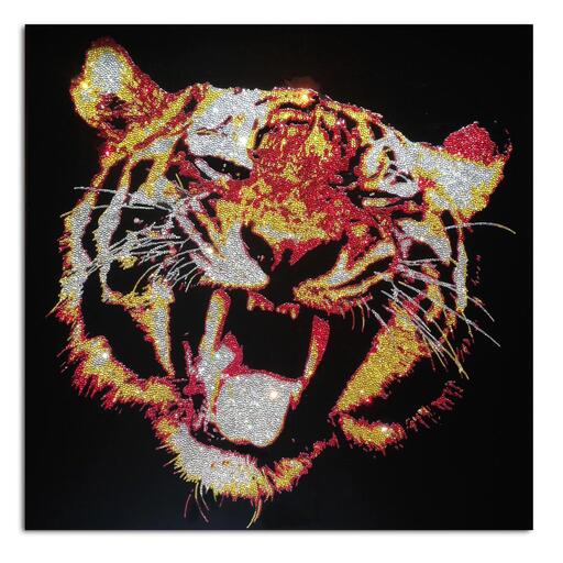 Roberta DIAZZI - Gemälde - Angry Tiger
