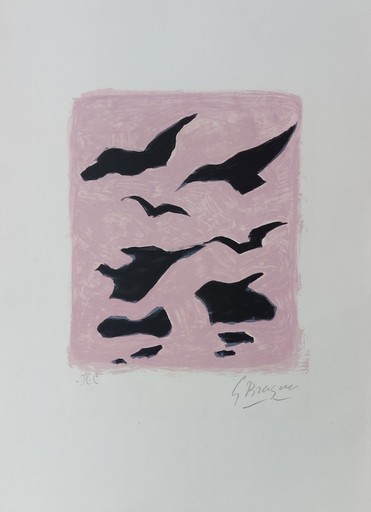 Georges BRAQUE - Stampa-Multiplo - Les oiseaux 