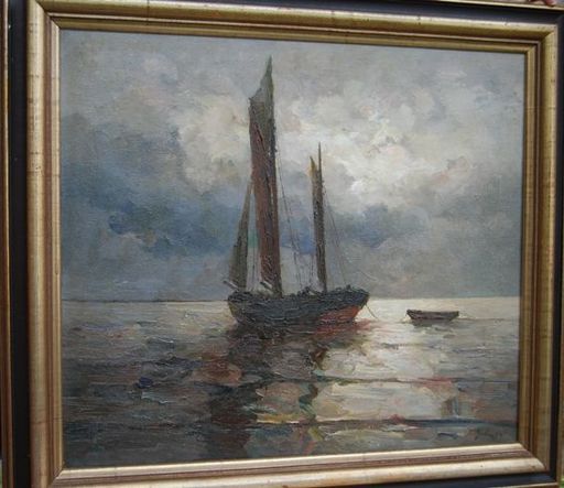 Rudolf Anton GUBA - Painting - Marine