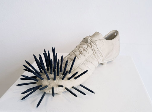 昆特•约克 - 雕塑 - Soccer Shoe