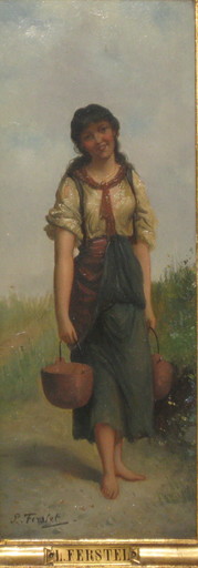 L. FERSTEL - Gemälde - Die Wasserträgerin