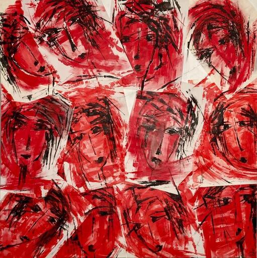 Sylvia BROTONS - Gemälde - Red