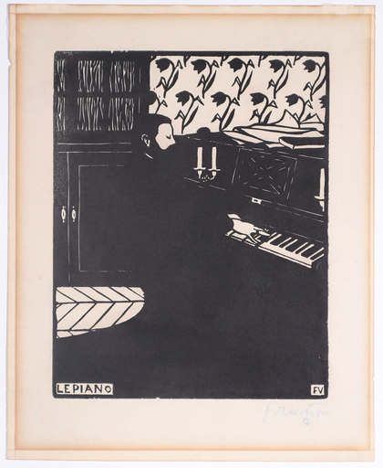 Félix VALLOTTON - Print-Multiple - Le Piano
