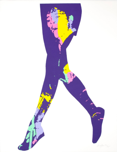 Ivan MESSAC - Stampa-Multiplo - Crazy Legs 4 violet