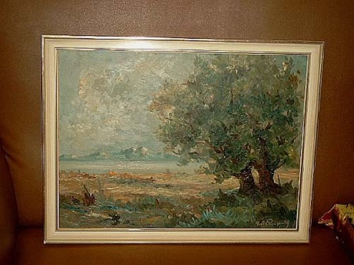 Leopold REISER-VANEY - Gemälde - Sommerliche Alpenlandschaft