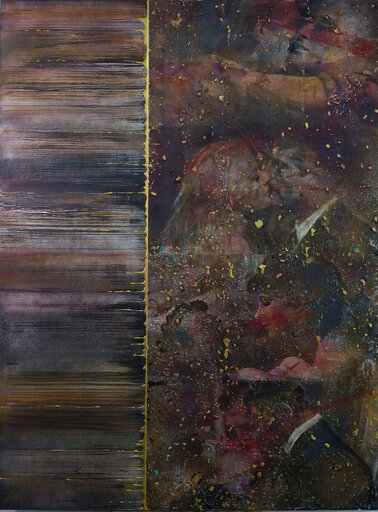Valérie BREULEUX - Painting - Golden Dust