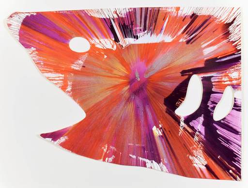 Damien HIRST - Painting - Shark Spin