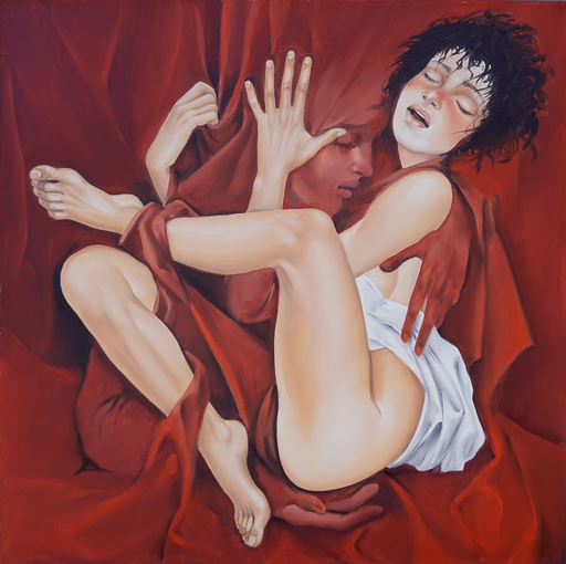 Andrius KOVELINAS - Painting - In love 2