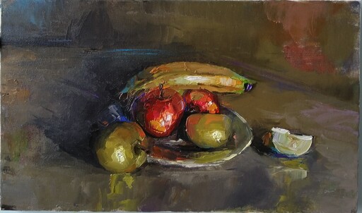 Ohanyan KAMSAR - Painting - Still life with banana