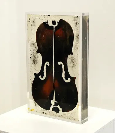Arman、Allure de Violon、希少画集画、新品額装付 The Last Violin by | ARMAN | buy art online | artprice