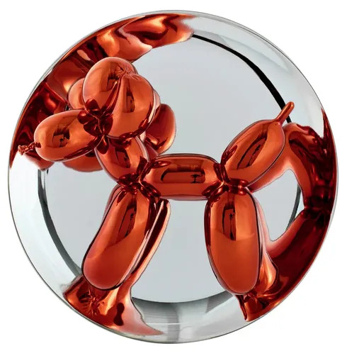 Jeff KOONS - Skulptur Volumen - Balloon Dog (Orange)