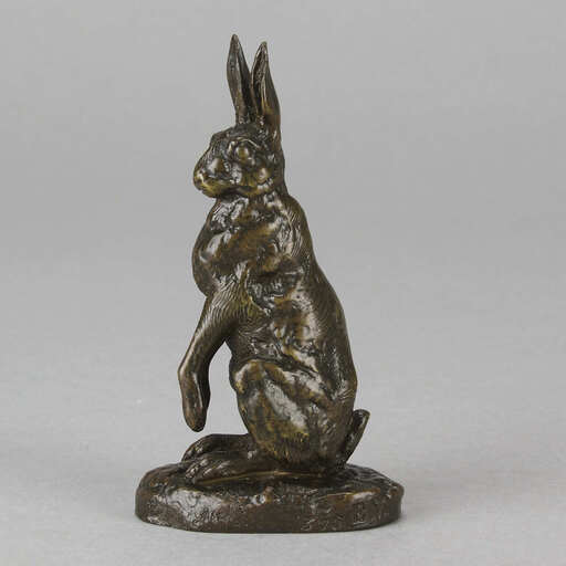 Alfred DUBUCAND - 雕塑 - Alert Hare