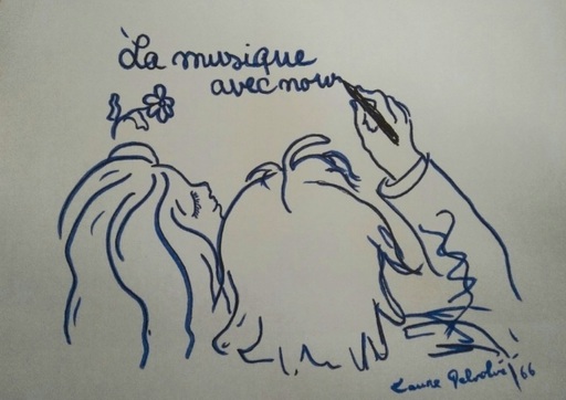 Laure DELVOLVÉ - Drawing-Watercolor - Musique