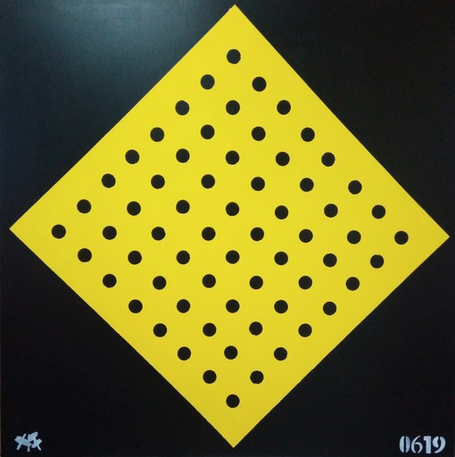 Harry BARTLETT FENNEY - Pintura - perforated yellow