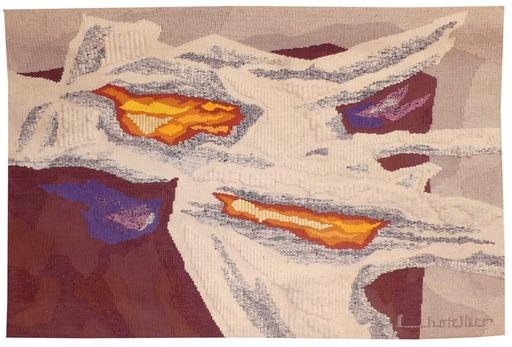Henry LHOTELLIER - Tapestry - Roc neige
